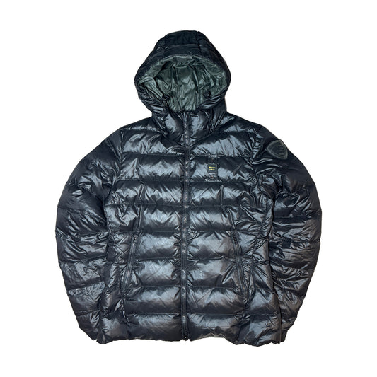 Blauer Puffer Jacke (M)