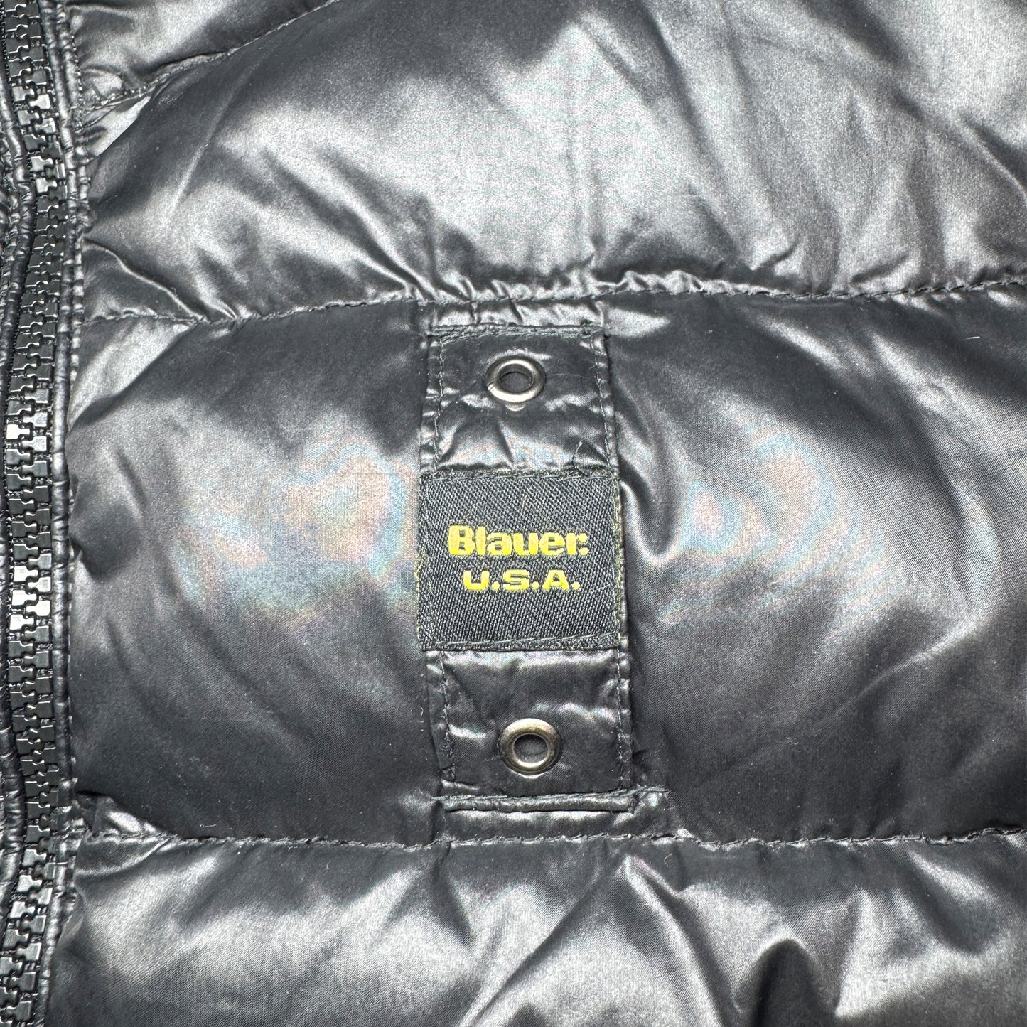 Blauer Puffer Jacke (M)