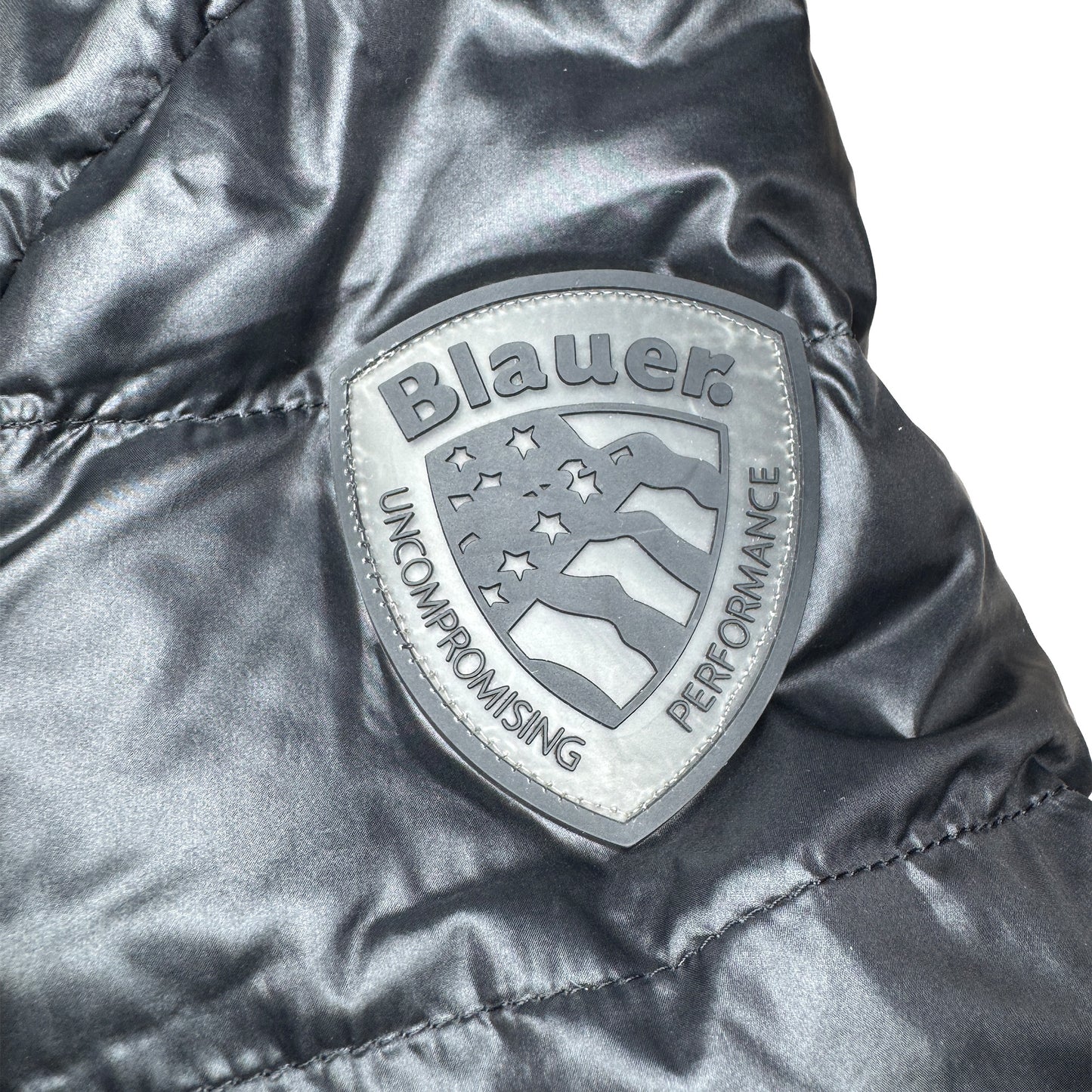 Blauer Puffer Jacke (M)