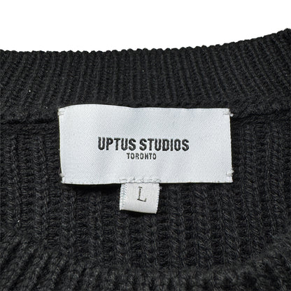 UPTUS STUDIOS Hoodie schwarz (L)