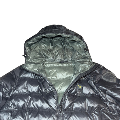 Blauer Puffer Jacke (M)