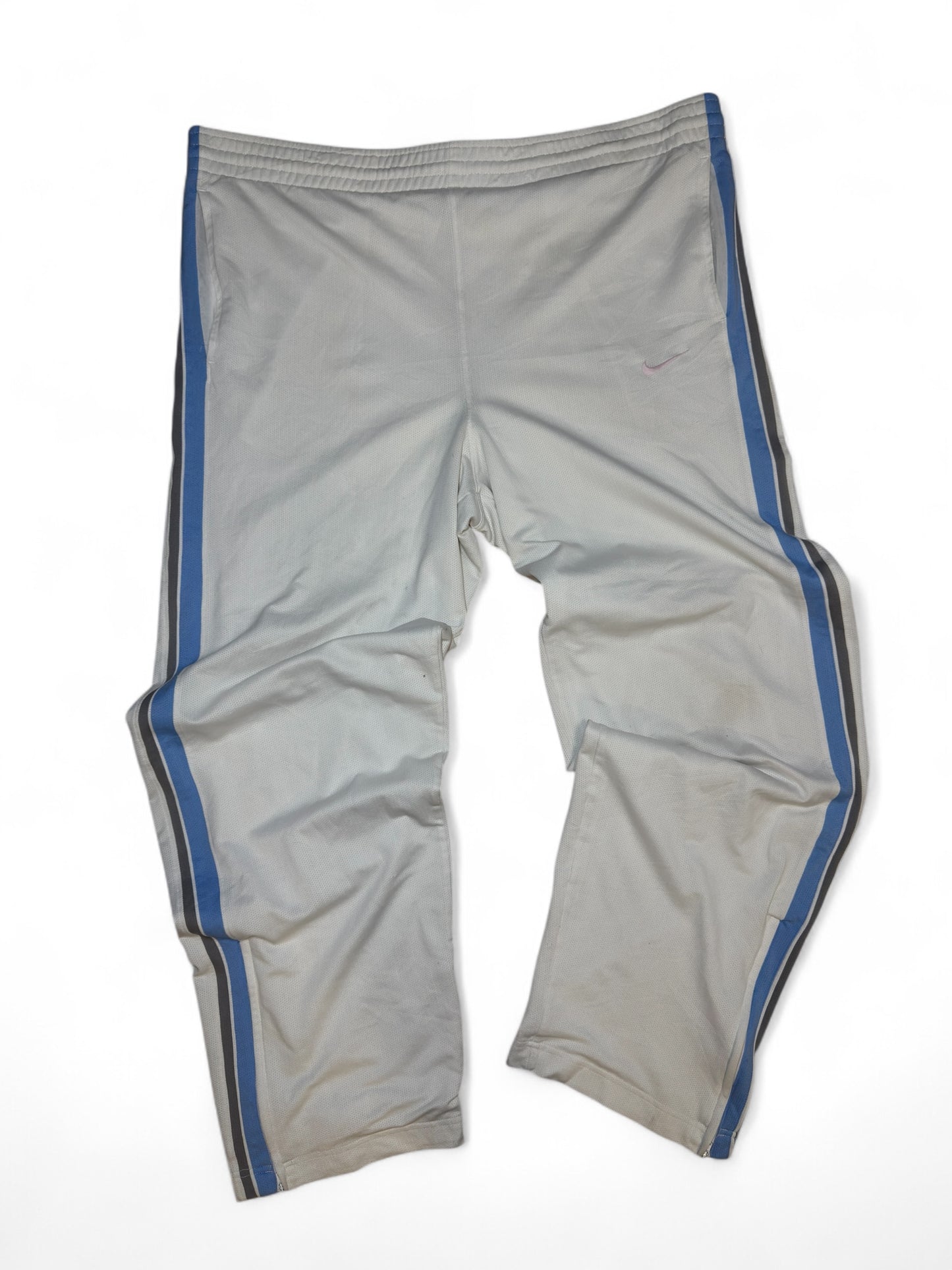 Nike 2000er Weiß/Babyblau Trackpants