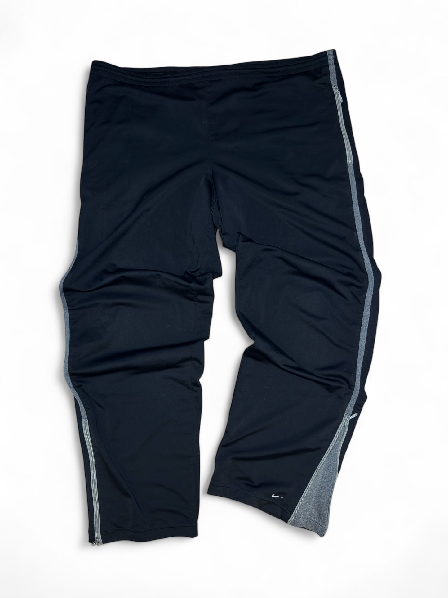 Nike open Leg Trackpants schwarz (L)
