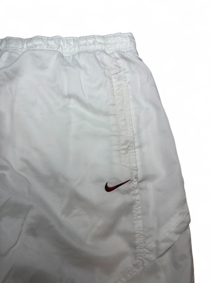 Nike Weiß/Rot 2000er Trackpants (S)